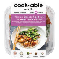 CookAble Teriyaki Chicken Bowls with Broccoli Meal Kit, 47.5 Ounce