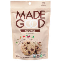 MadeGood Cookies, Chocolate Chip, 5 Ounce