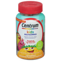 Centrum Multigummies, Kids, Gummies, Tropical Punch, 110 Each