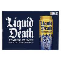 Liquid Death Iced Tea, Armless Palmer, King Size Cans, 8 Each