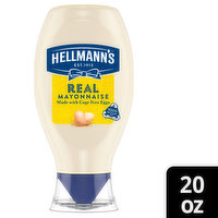 Hellmann's Real Mayo Squeeze Bottle, 20 Ounce