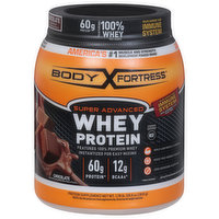 Body Fortress Whey Protein, Chocolate, Super Advanced, 28.5 Ounce