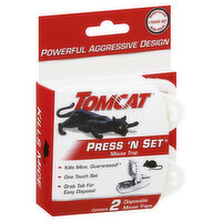 Tomcat Mouse Traps, Press 'N Set, 2 Each