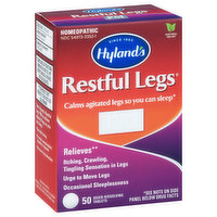 Hyland's Restful Legs, Homeopathic, Quick-Dissolving Tablets, 50 Each
