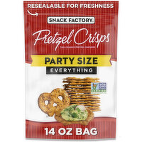Snack Factory® Everything Pretzel Crisps, 14 Ounce