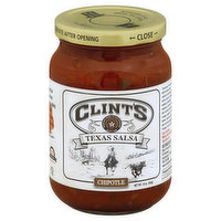 Clint's Salsa, Texas, Chipotle, 16 Ounce