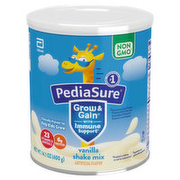 PediaSure Grow & Grain Shake Mix, Vanilla, 14.1 Ounce