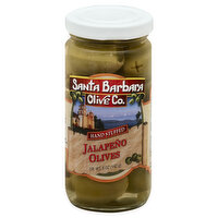 Santa Barbara Olive Co. Olives, Jalapeno, 5 Ounce