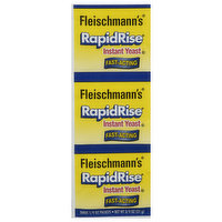 Fleischmann's RapidRise Instant Yeast, Fast-Acting, 3 Each