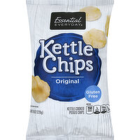 Essential Everyday Kettle Chips, Gluten Free, Original, 8 Ounce