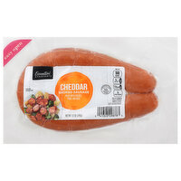 Essential Everyday Smoked Sausage, Cheddar, 12 Ounce