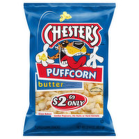 Chester's Puffcorn, Butter, 3.25 Ounce