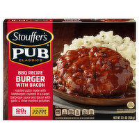 Stouffer's Pub Classics Burger, BBQ Recipe, 12.5 Ounce