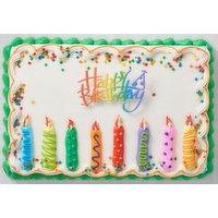 Cub Bakery 1/2 Decorated Sheet Marble Cake Buttercreme Icing, 1 Each