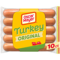 Oscar Mayer Turkey Uncured Franks Hot Dogs, 10 Each