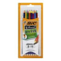 Bic Pencil, No. 2 HB, Break-Resistant Lead, 8 Each