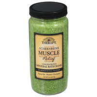 Village Naturals Therapy Mineral Bath Soak, Concentrated, Aches + Pains, Muscle Relief, 10 Each