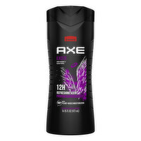 AXE Body Wash, 12H, Refreshing Scent, Excite, Crisp Coconut & Black Pepper, 16 Ounce