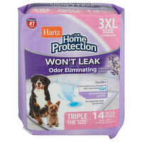 Hartz Home Protection Dog Pads, Odor Eliminating, Lavender Scent, 3XL Size, 14 Each