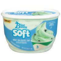 Blue Bunny Frozen Dairy Dessert, Mint Chocolate Chip, Soft, 46 Fluid ounce