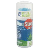 Blue Stop Max Massage Gel, 3.4 Fluid ounce