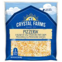 Crystal Farms Cheese, Pizzeria, 32 Ounce