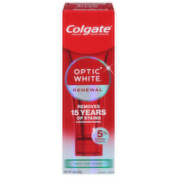Colgate Optic White Toothpaste, Anticavity Fluoride, Renewal, Brilliant Shine, 3 Ounce