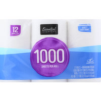 Essential Everyday Bathroom Tissue, One-Ply, 12 Each