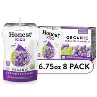 Honest Kids Goodness Grapeness Grape Fruit Juice, 8 Each
