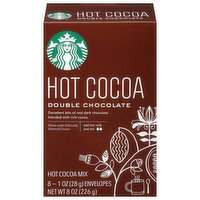 Starbucks Hot Cocoa Mix, Double Chocolate, 8 Each