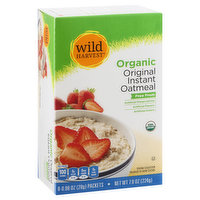 Wild Harvest Oatmeal, Instant, Organic, Original, 8 Each