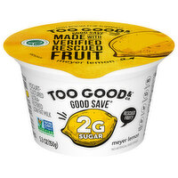 Too Good & Co. Good Save Yogurt, Meyer Lemon, Ultra-Filtered Low Fat, 5.3 Ounce