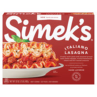 Simek's Lasagna, Italiano, Family Size, 32 Ounce