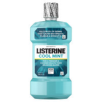 Listerine Mouthwash, Cool Mint, Antiseptic, 8.5 Fluid ounce