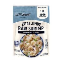 Arctic Shores Shrimp, Uncooked, Deveined, Ez-Peel, 16-20, 16 Ounce