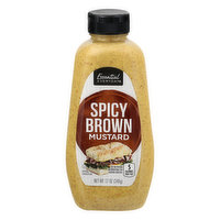 Essential Everyday Mustard, Spicy Brown, 12 Ounce