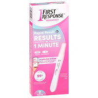 First Response Pregnancy Test, Rapid Result, 2 Each
