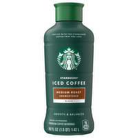 Starbucks Iced Coffee, Medium Roast, Black, Unsweetened, 48 Fluid ounce