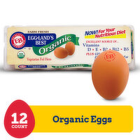 Eggland's Best 100% USDA Organic Certified Large Brown Eggs, 12 Each