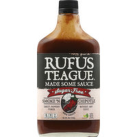 Rufus Teague Bbq Sauce, Sugar-Free, Smoke 'N Chipotle, 13 Ounce