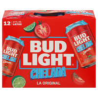 Bud Light Beer, Chelada, Original, 12 Each
