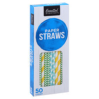 Essential Everyday Paper Straws, 50 Each