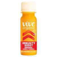 Vive Organic Wellness Shot, Original, Ginger & Turmeric, Immunity Boost, 2 Fluid ounce
