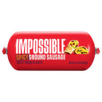 Impossible Sausage, Spicy, Ground, 14 Ounce