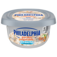 Philadelphia Cream Cheese, Reduced Fat, Garden Vegetable, 7.5 Ounce