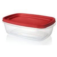 Rubbermaid Rectangle Container, Easy Find Lids, 8.5 Cup, 1 Each