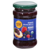 Wild Harvest Fruit Spread, Organic, Mixed Berries, 12 Ounce