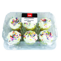 Cub Bakery White Cupcakes 6 Ct
White Bttrcrm/Sprnkl, 1 Each