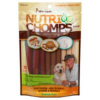 Nutri Chomps Dog Treats, Chicken, Peanut Butter, Milk, Premium, 15 Each