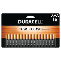 Duracell Power Boost Batteries, Alkaline, AAA, 1.5 V, 16 Each